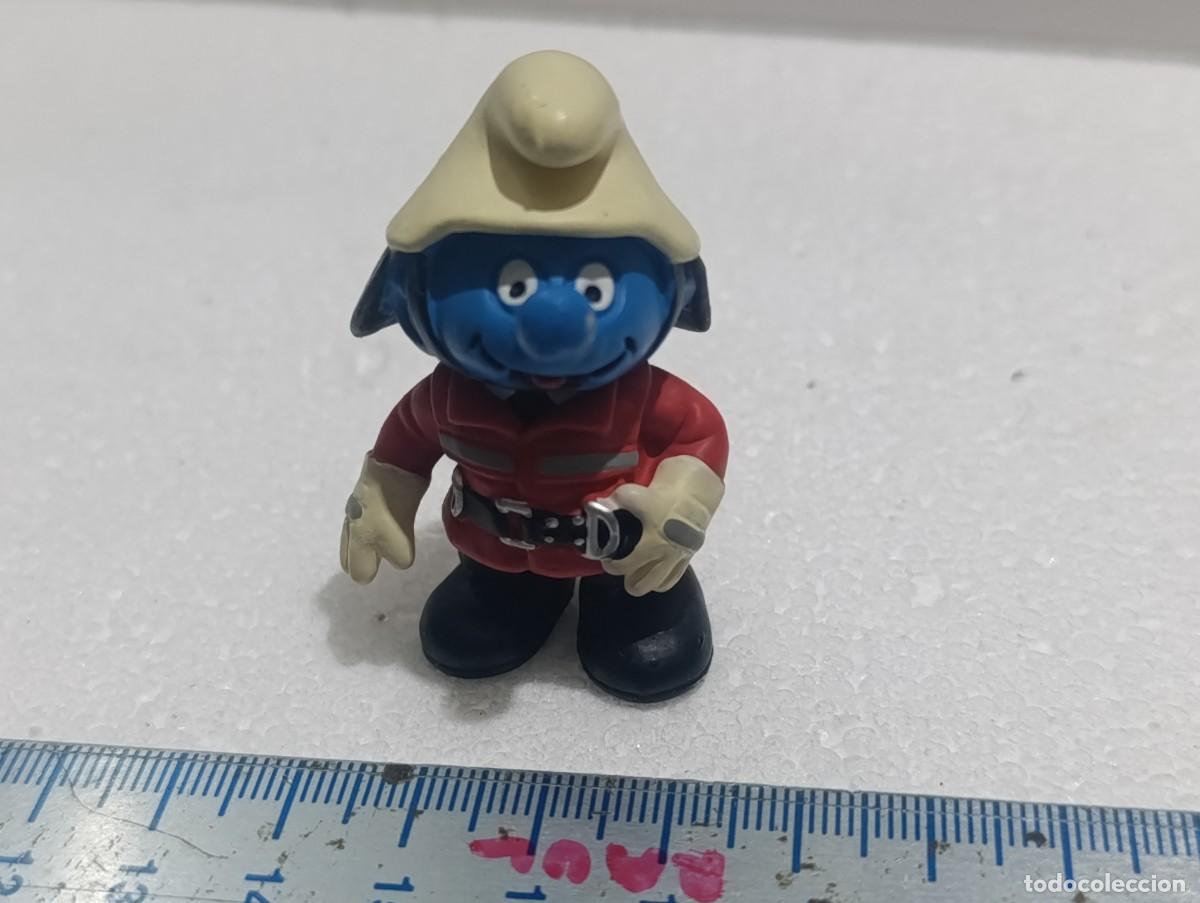 Figuras de goma y PVC: FIGURA DE PVC - PITUFO POLICIA - SCHLEICH - ( ) - MU&Ntilde;ECO