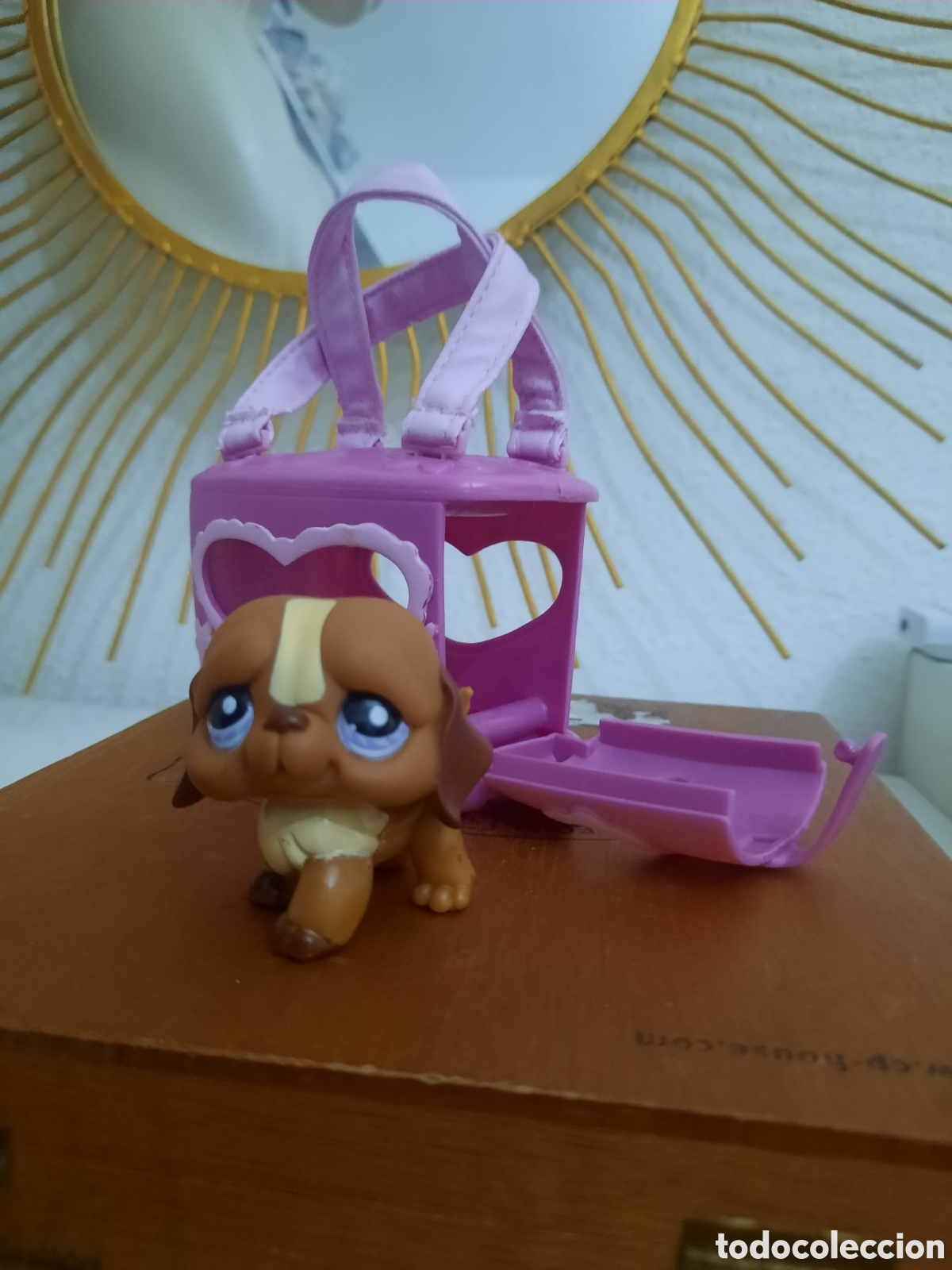 Figuras de goma y PVC: MASCOTA LITTLEST PET SHOP #1222 SAN BERNARDO