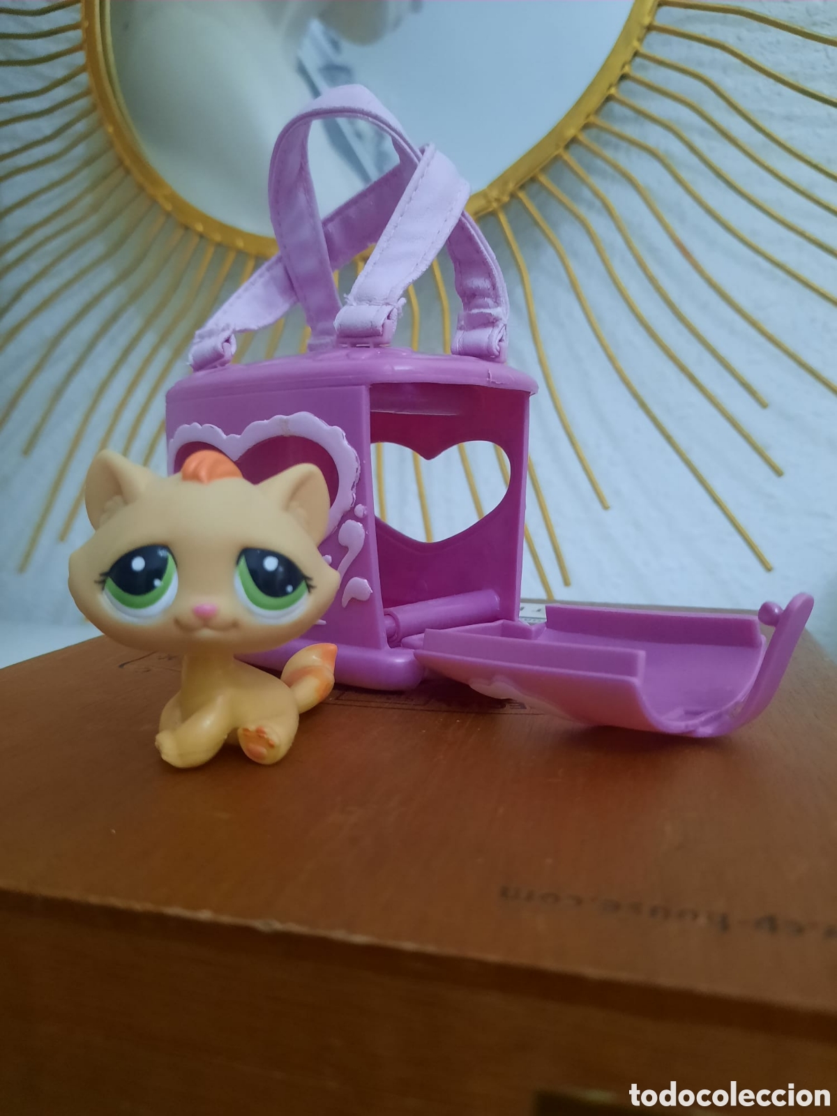 Figuras de goma y PVC: MASCOTA LITTLEST PET SHOP GATO ATIGRADO #94