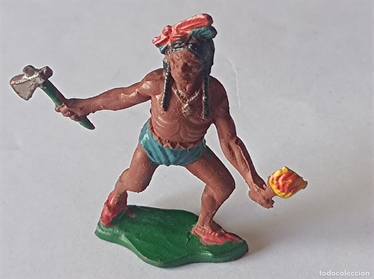 Figuras de goma y PVC: FIGURA DE GOMA SERIE OESTE INDIO FABRICANTE LAFREDO