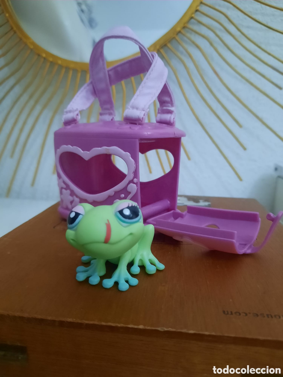 Figuras de goma y PVC: MASCOTA LITTLEST PET SHOP RANITA #474
