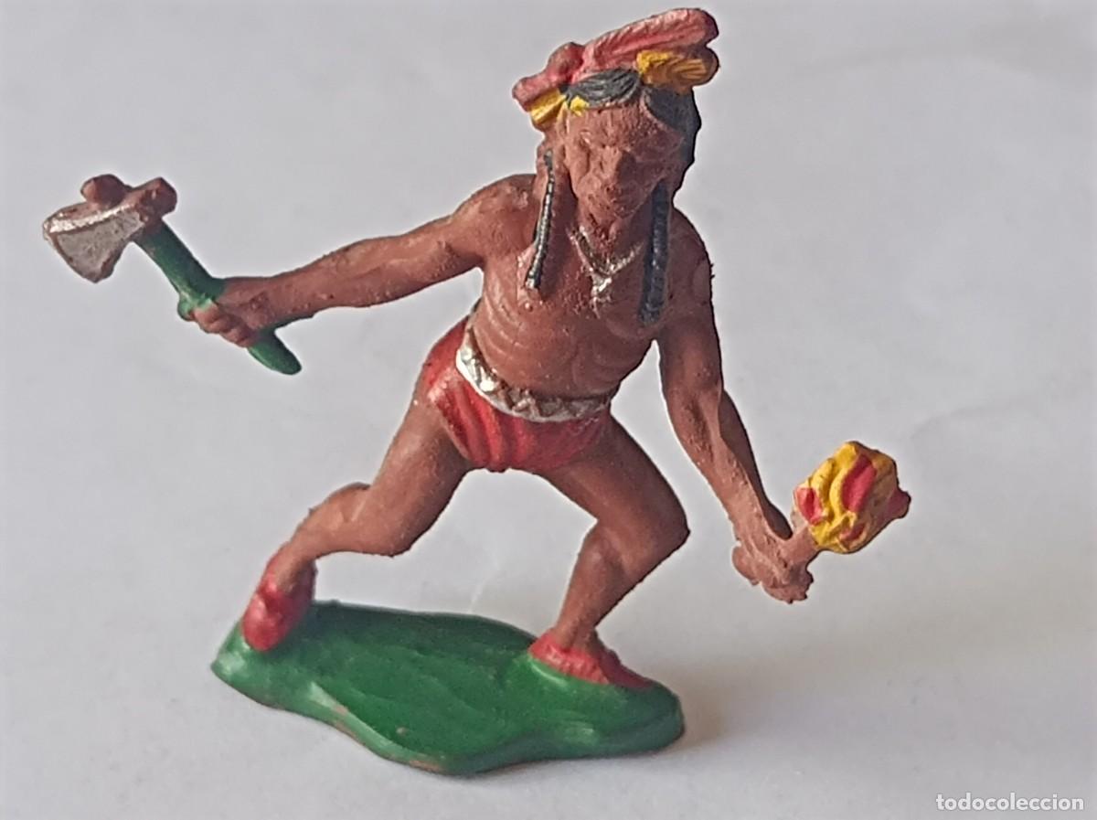 Figuras de goma y PVC: FIGURA DE GOMA SERIE OESTE INDIO FABRICANTE LAFREDO