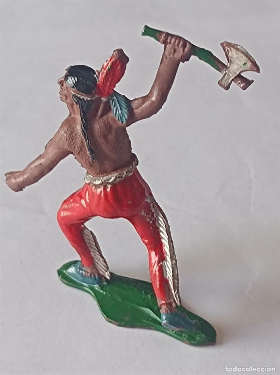 Figuras de goma y PVC: FIGURA DE GOMA SERIE OESTE INDIO CON ARCO FABRICANTE LAFREDO