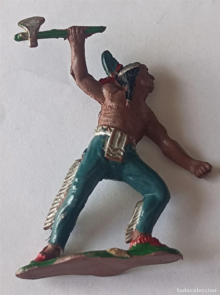 Figuras de goma y PVC: FIGURA DE GOMA SERIE OESTE INDIO CON ARCO FABRICANTE LAFREDO