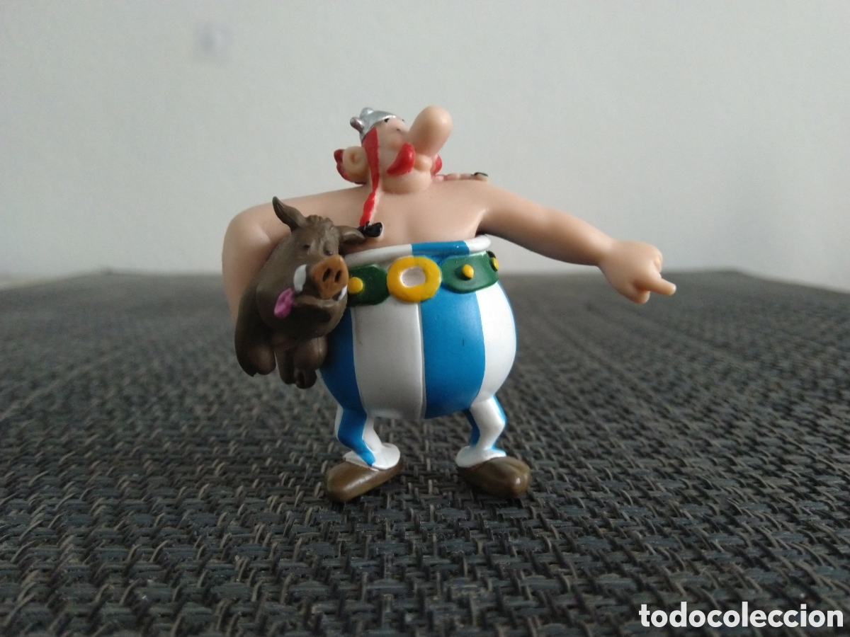 Figuras de goma y PVC: FIGURA PVC ASTERIX Y OBELIX PLASTOY UDERZO GOSCINNY COMICS TEBEOS CON JABALI