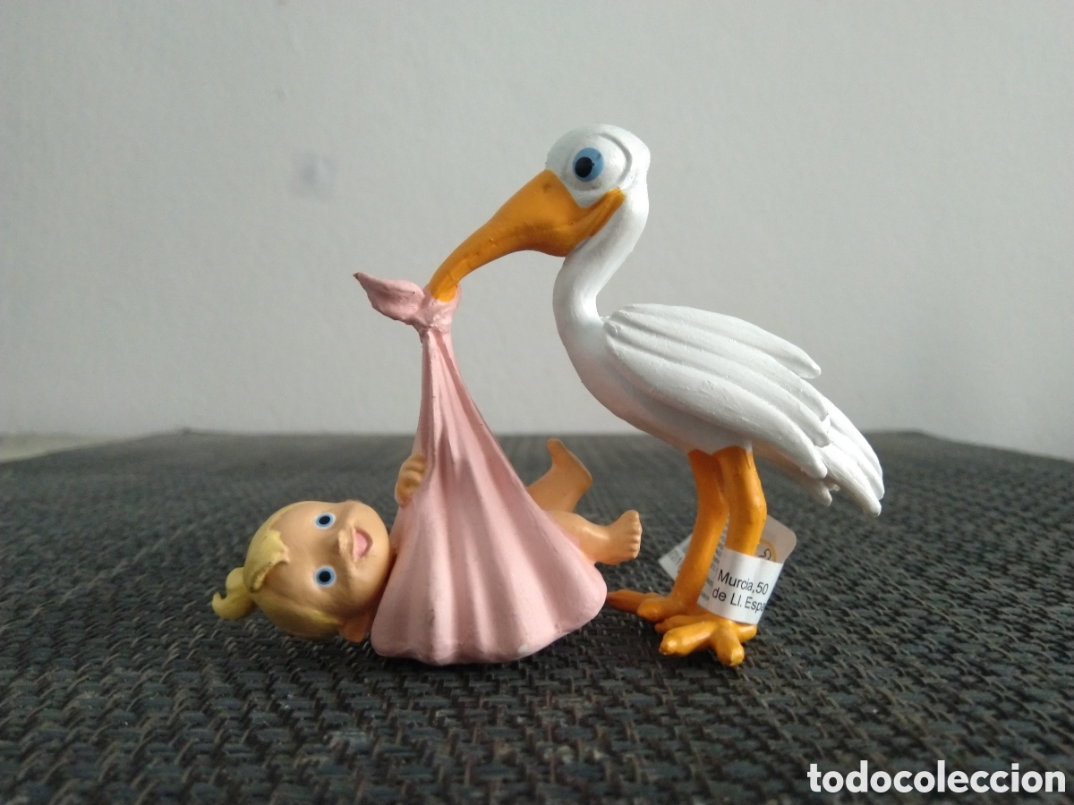 Figuras de goma y PVC: FIGURA PVC CIG&Uuml;E&Ntilde;A NI&Ntilde;O RECIEN NACIDO EMBARAZO MADRE BOLSA NI&Ntilde;OS DE PAR&Iacute;S DE COMANSI