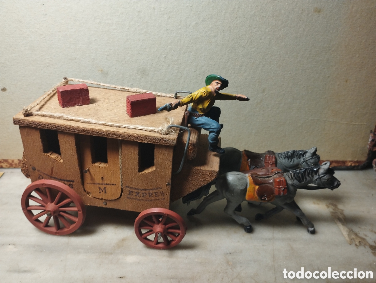Figuras de goma y PVC: Reamsa Pech diligencia de madera