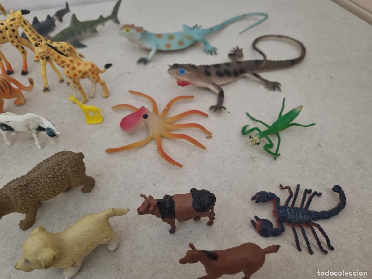 Figuras de goma y PVC: Lote de animales variados de plastico - Foto 7