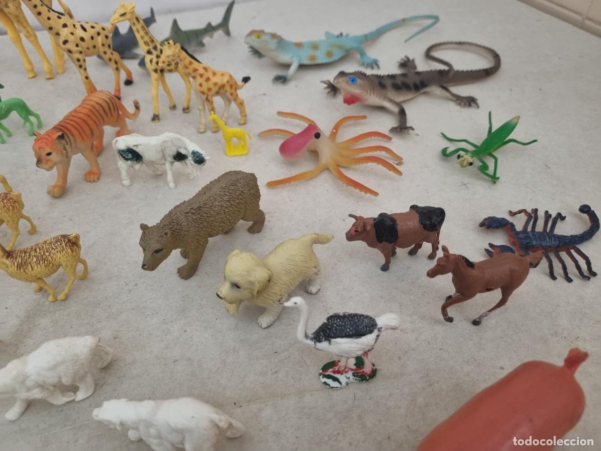 Figuras de goma y PVC: Lote de animales variados de plastico - Foto 8