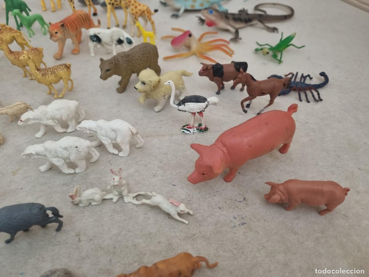 Figuras de goma y PVC: Lote de animales variados de plastico - Foto 9