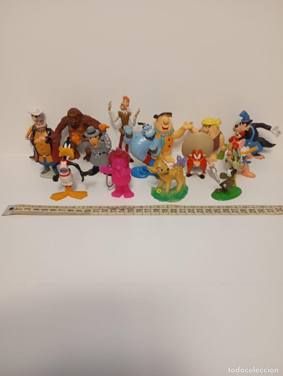 Figuras de goma y PVC: Lote de 15 figuras de PVC varias marcas a&ntilde;os 80 y 90 Bullyland P&M Minilan Eura Spain Warner Bros