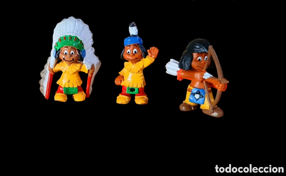 Figuras de goma y PVC: Lote figuras Yakari Schleich pvc buen estado
