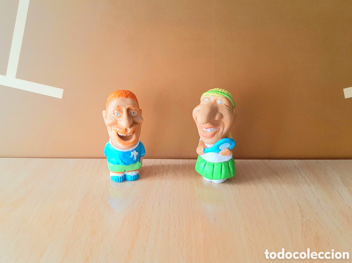 Figuras de goma y PVC: Figuras PVC Steffi Graf y Becker tenistas