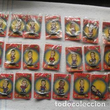 Figuras de goma y PVC: Lote figuras goma FC Barcelona caricaturas El Mundo Deportivo 1997 completo PEIFER