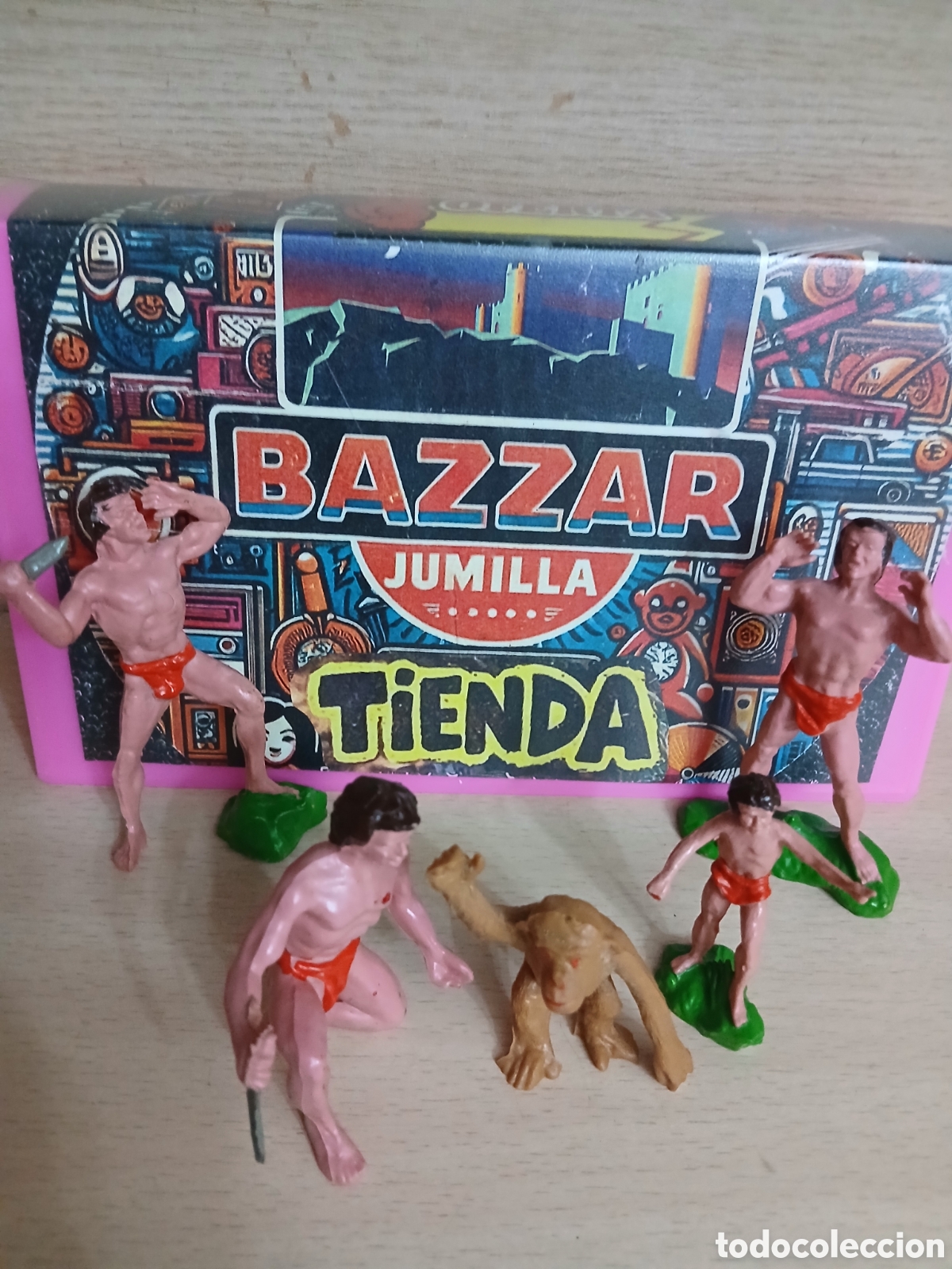 Figuras de goma y PVC: Lote figuras pvc tarzan