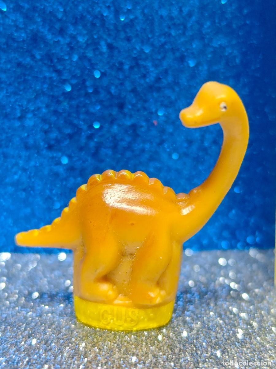 Figuras de goma y PVC: FIGURA PVC CAPUCHON LAPIZ DINOSAURIO GALLETAS LU