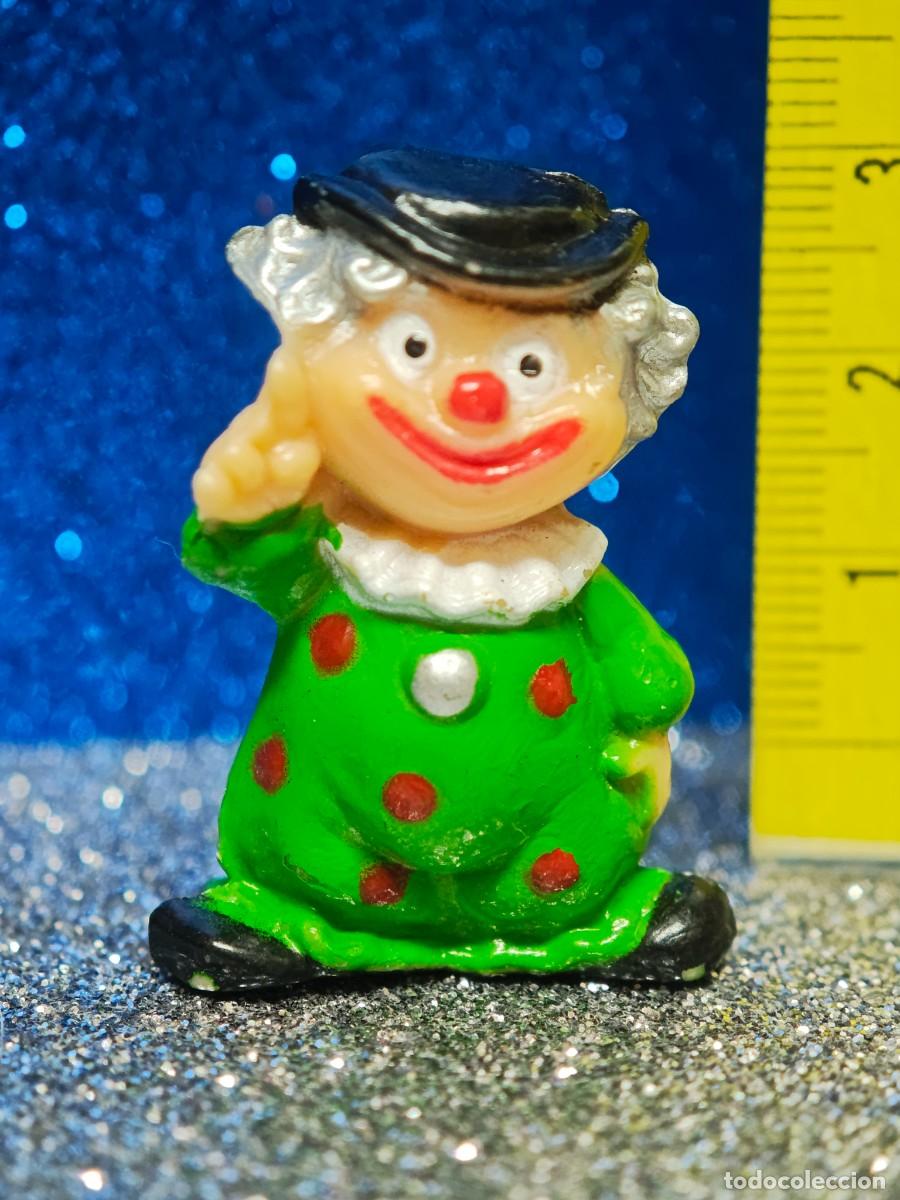 Figuras de goma y PVC: FIGURA PVC PLASTICO DURO CAPUCHON LAPIZ PAYASO A&Ntilde;OS 80
