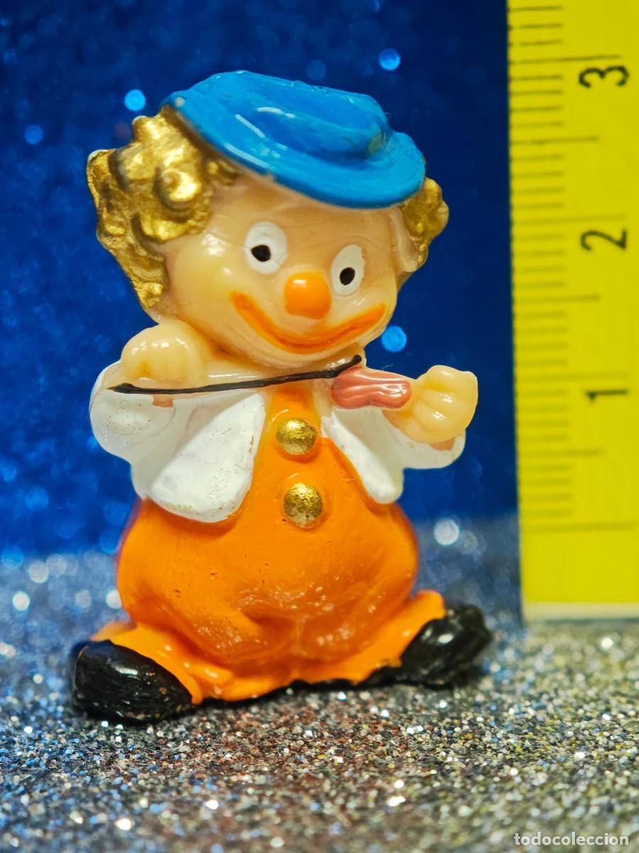 Figuras de goma y PVC: FIGURA PVC PLASTICO DURO CAPUCHON LAPIZ PAYASO A&Ntilde;OS 80