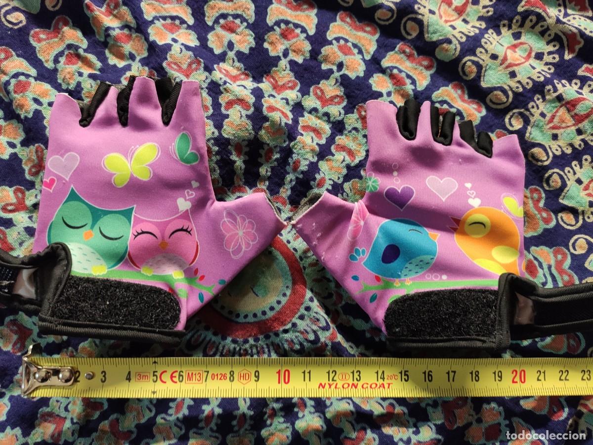 Figuras de goma y PVC: Guantes infantiles XS 6-6,5 cm bicicleta patinaje Ropa