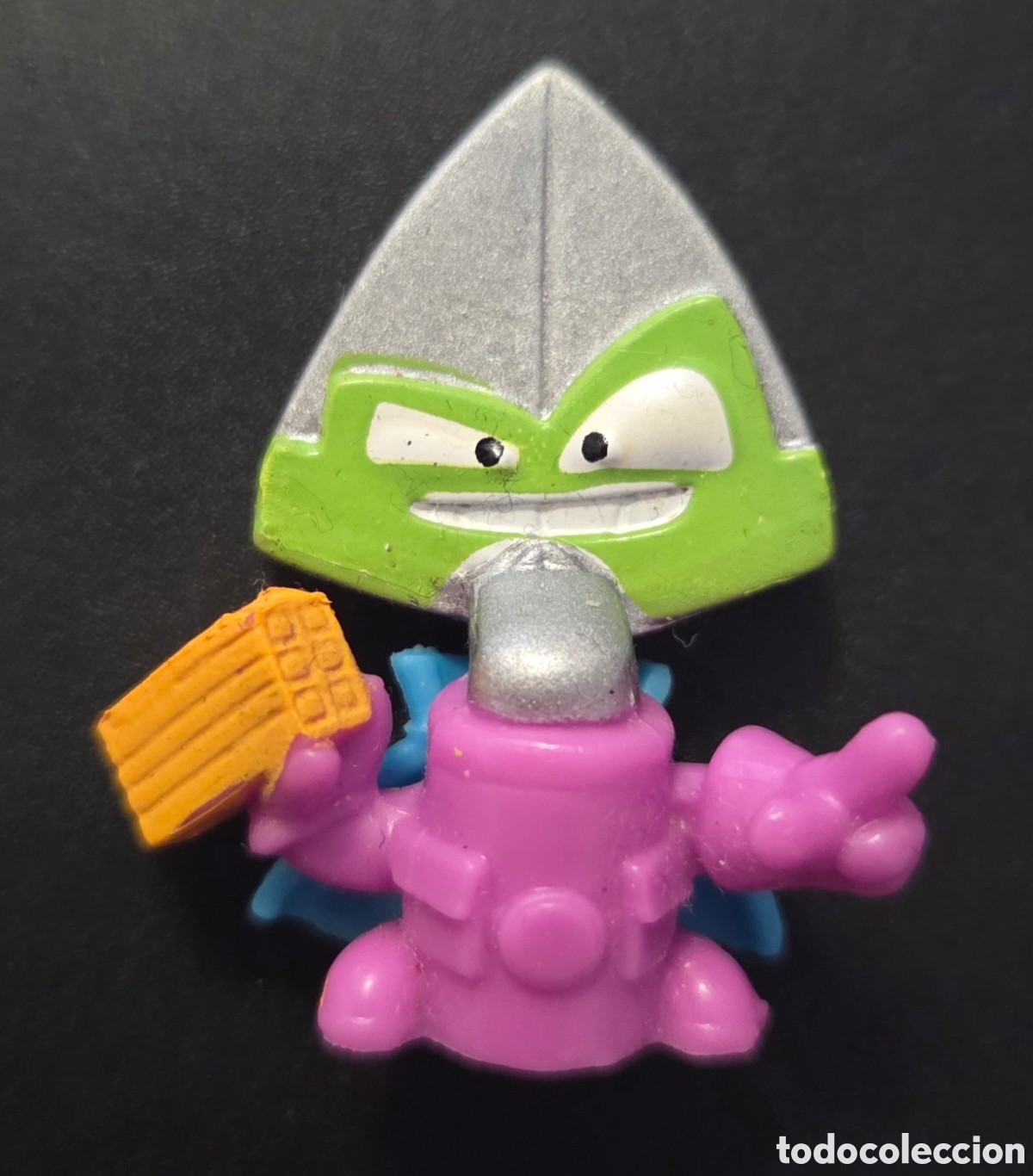 Figuras de goma y PVC: PALET&Oacute;N HARD WORKERS PLATEADO SERIE 2 SUPERZINGS SUPERTHINGS RIVALS OF KABOOM
