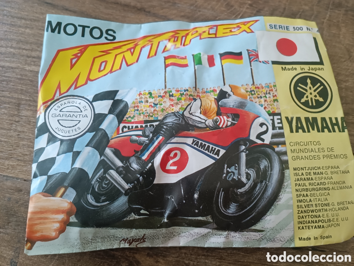 Figuras de goma y PVC: Moto Yamaha - montaplex