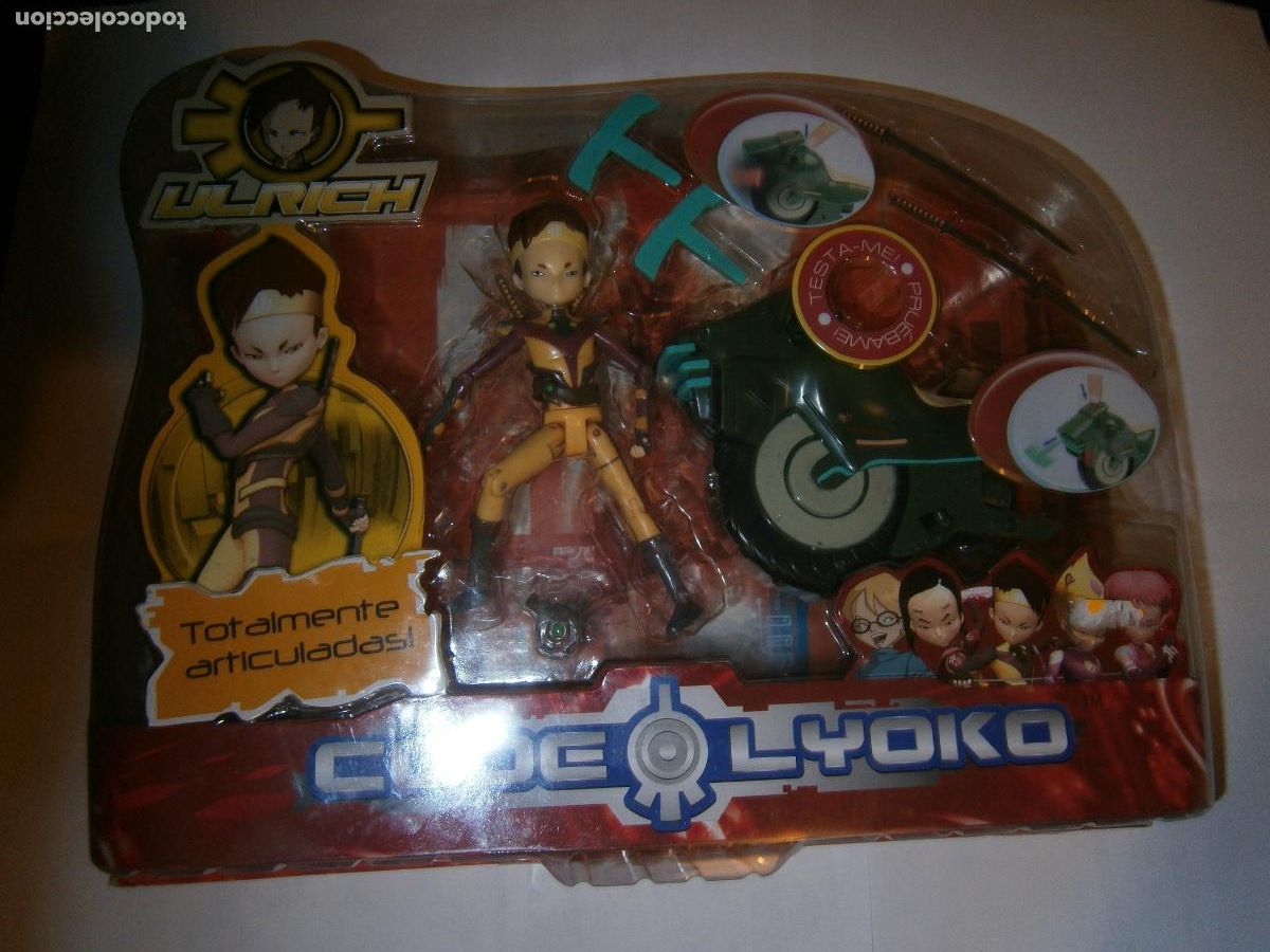 Figuras de goma y PVC: SET DOBLE BLISTER CON FIGURA DE ACCION CODIGO LYOKO ULRICH Y VEHICULO OVERBIKE