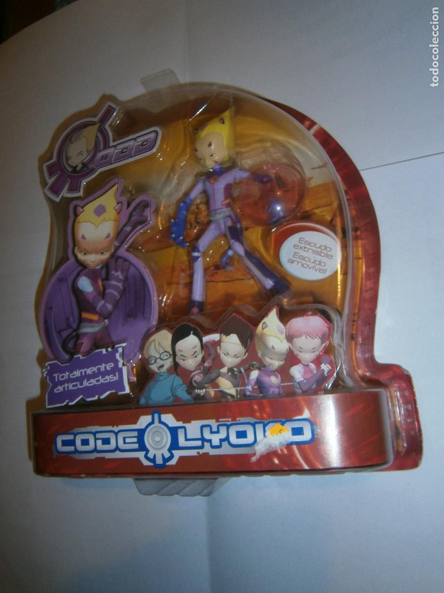Figuras de goma y PVC: SET BLISTER CON FIGURA DE ACCION CODIGO LYOKO ODD DELLA ROBBIA
