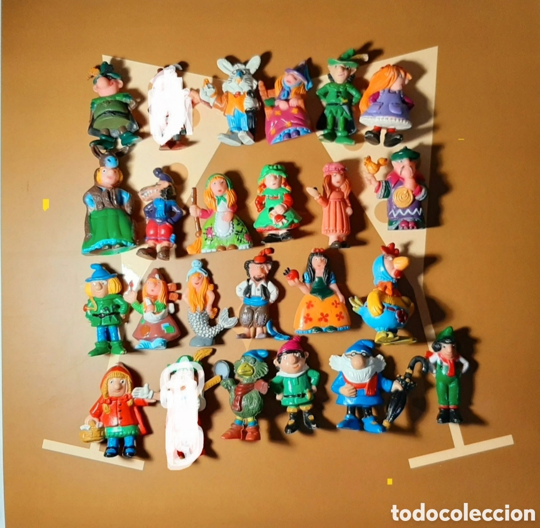 Figuras de goma y PVC: Lote de figuras cuentos cl&aacute;sicos de Juplau