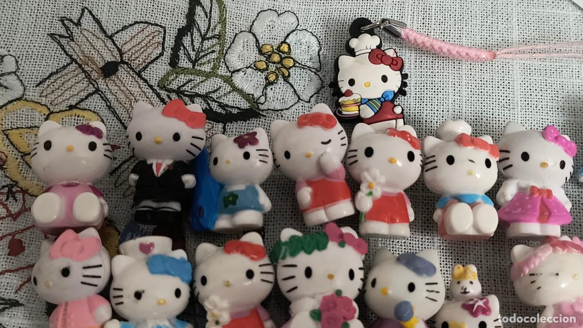 Figuras de goma y PVC: LOTE DE FIGURAS PEQUE&Ntilde;AS DE HELLO KITTY - Foto 2