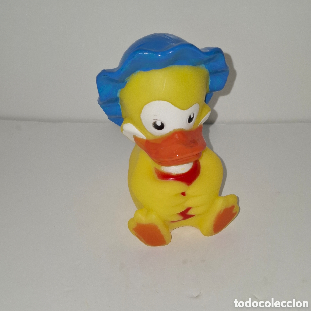 Figuras de goma y PVC: PATITO DE GOMA CHIFLE A&Ntilde;OS 80