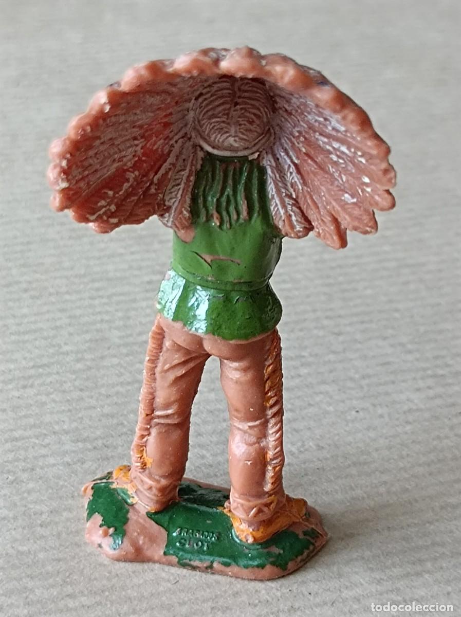 Figuras de goma y PVC: LOTE INDIOS Y VAQUEROS DE PL&Aacute;STICO FABRICANTE JECSAN - Foto 7