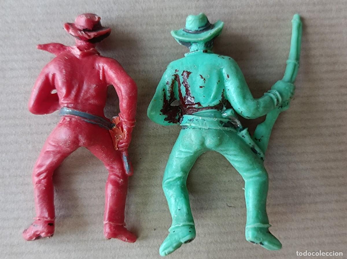 Figuras de goma y PVC: LOTE INDIOS Y VAQUEROS DE PL&Aacute;STICO FABRICANTE JECSAN - Foto 14