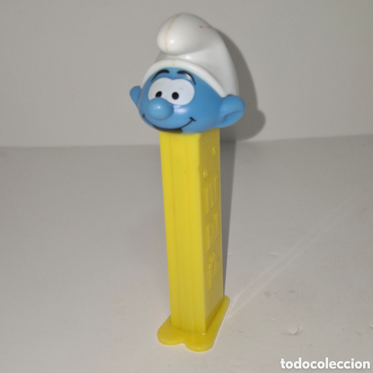 Figuras de goma y PVC dispensador PEZ: DISPENSADOR DE CARAMELOS PEZ PEYO PITUFO SMURFS