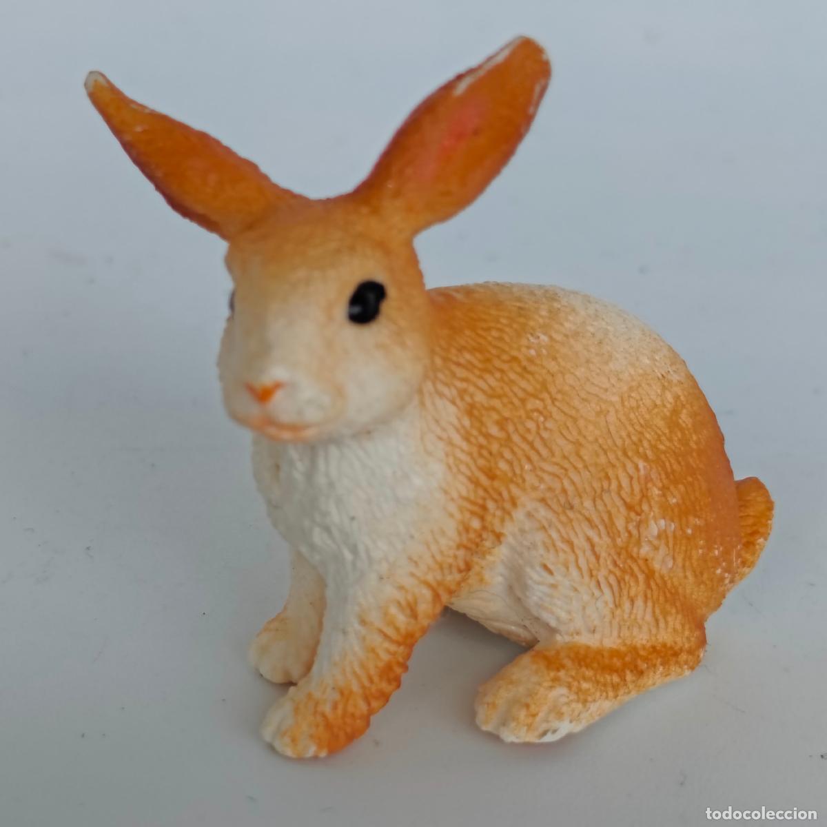 Figuras de goma y PVC: SCHLEICH FIGURA DE PVC CONEJO RABBIT