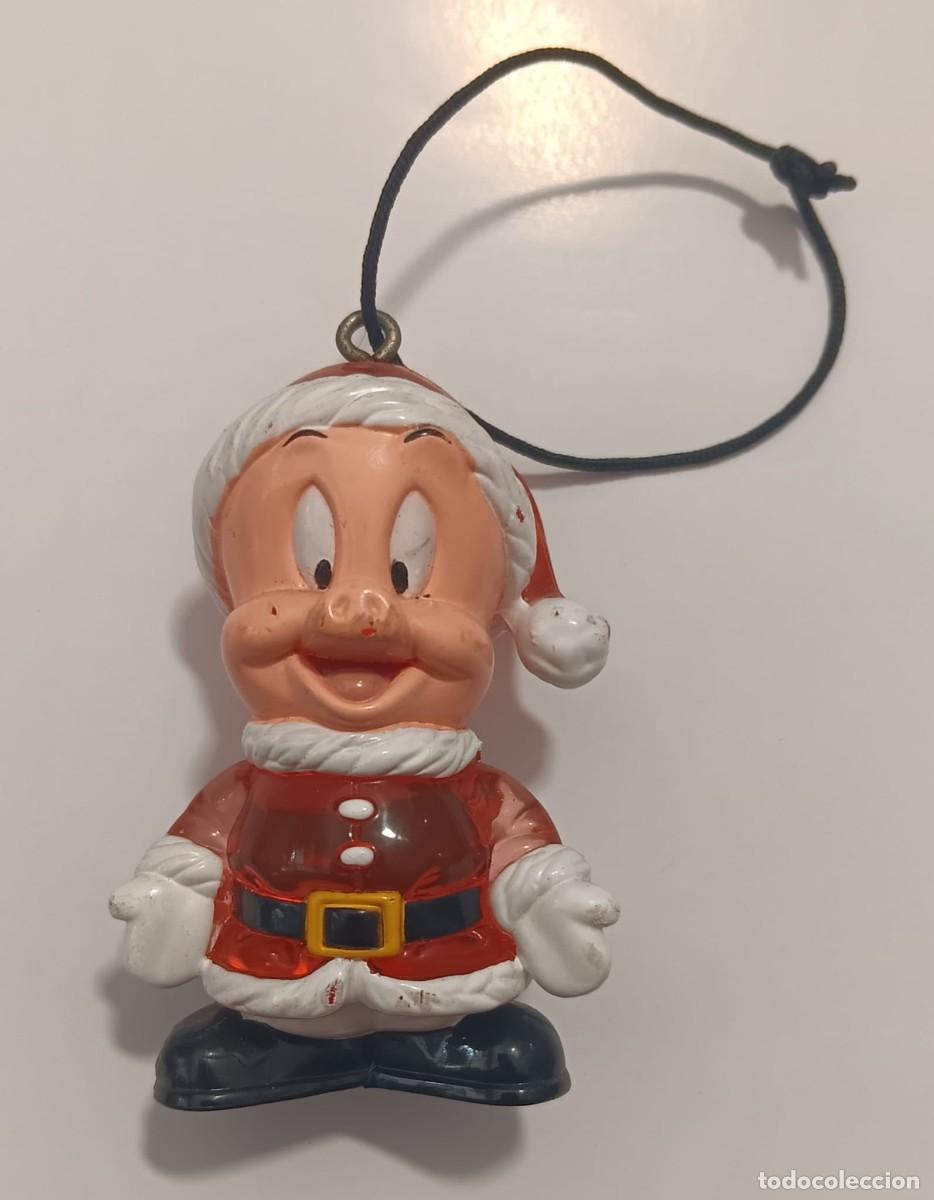 Figuras de goma y PVC: FIGURA DE GOMA PVC SERIE LOONEY TUNES WARNER BROS PORKY SANTA CLAUS PAPA NOEL
