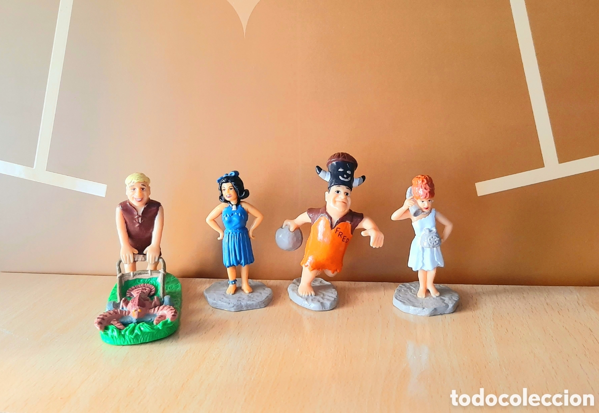 Figure di Gomma e PVC: Figuras PVC Pedro Flintstones Picapiedra y Betty de la marca Dakin