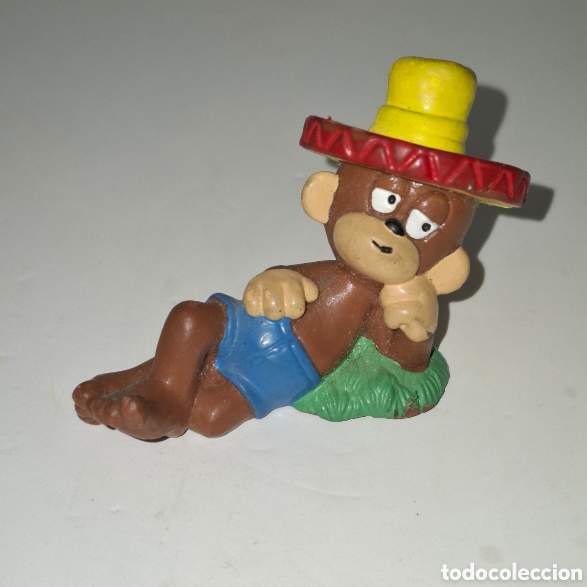 Figuras de goma y PVC: MONO AFFIE & PFERDIE FIGURA DE PVC MADE IN GERMANY BULLY A&Ntilde;OS 80