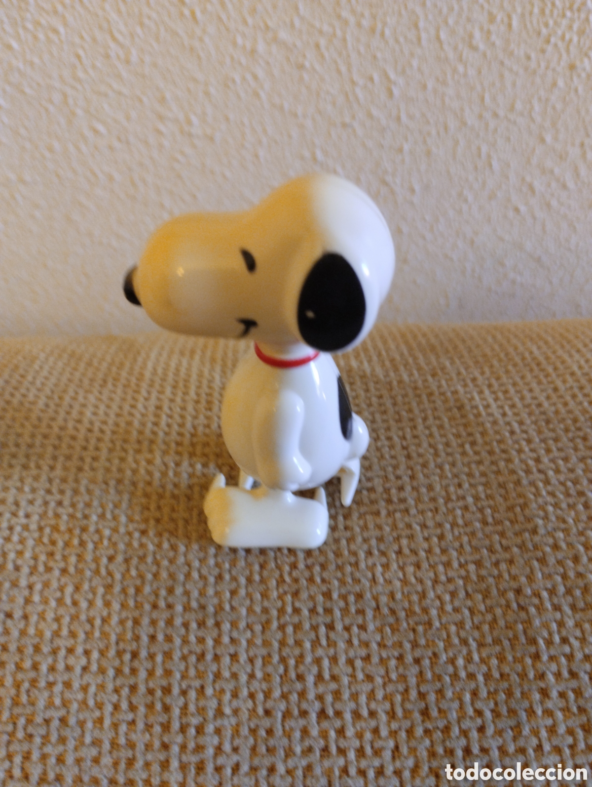Figuras de goma y PVC: Mu&ntilde;eco a cuerda Snoopy antiguo