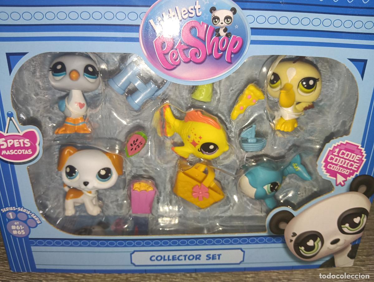 Figuras de goma y PVC: Littlest Pet Shop Beach Besties Collector Set Bandai