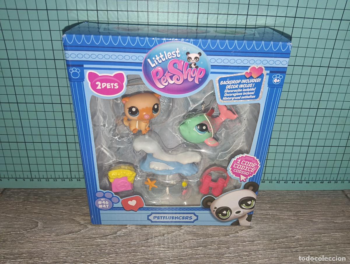 Figuras de goma y PVC: Pack PETFLUENCERS Diversi&oacute;n Selfie Littlest Pet Shop BF00563