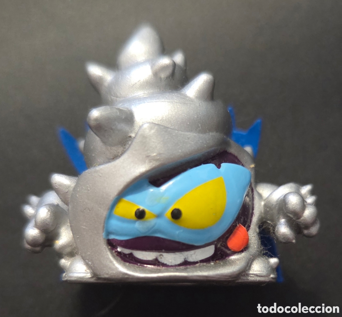 Figuras de goma y PVC: SPIKESHELL RARO PLATEADO SERIE 9 SUPERZINGS SUPERTHINGS