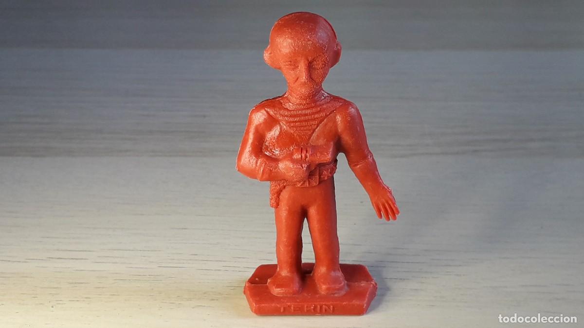 Figuras de goma y PVC: Cadie Space Los Invasores, pl&aacute;stico, Promo Ter&iacute;n Spain tipo Jecsan Pech, original a&ntilde;os 60.