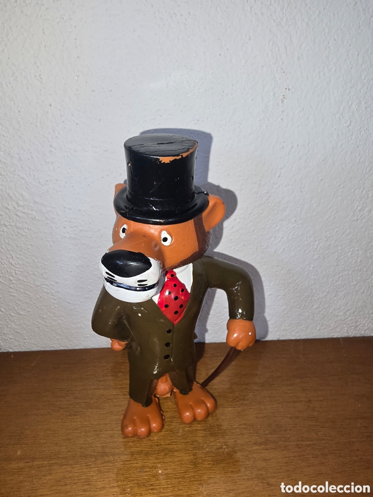 Figuras de goma y PVC: Figura pvc goma maciza Willy Fog vuelta al mundo en 80 d&iacute;as mu&ntilde;eco dibujos animados a&ntilde;os 80 90