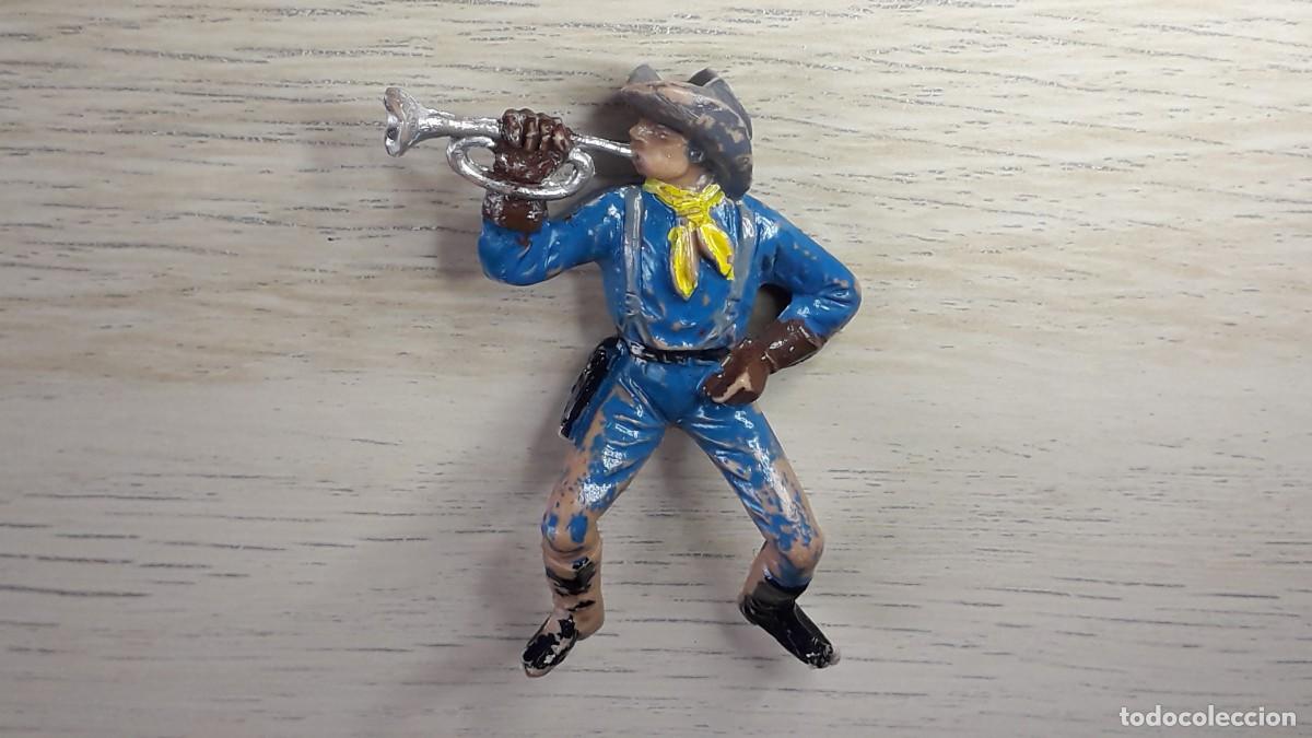 Figuras de goma y PVC: Federal Yankee 7&deg; de caballer&iacute;a, pl&aacute;stico, Reamsa made in Spain, original a&ntilde;os 60.