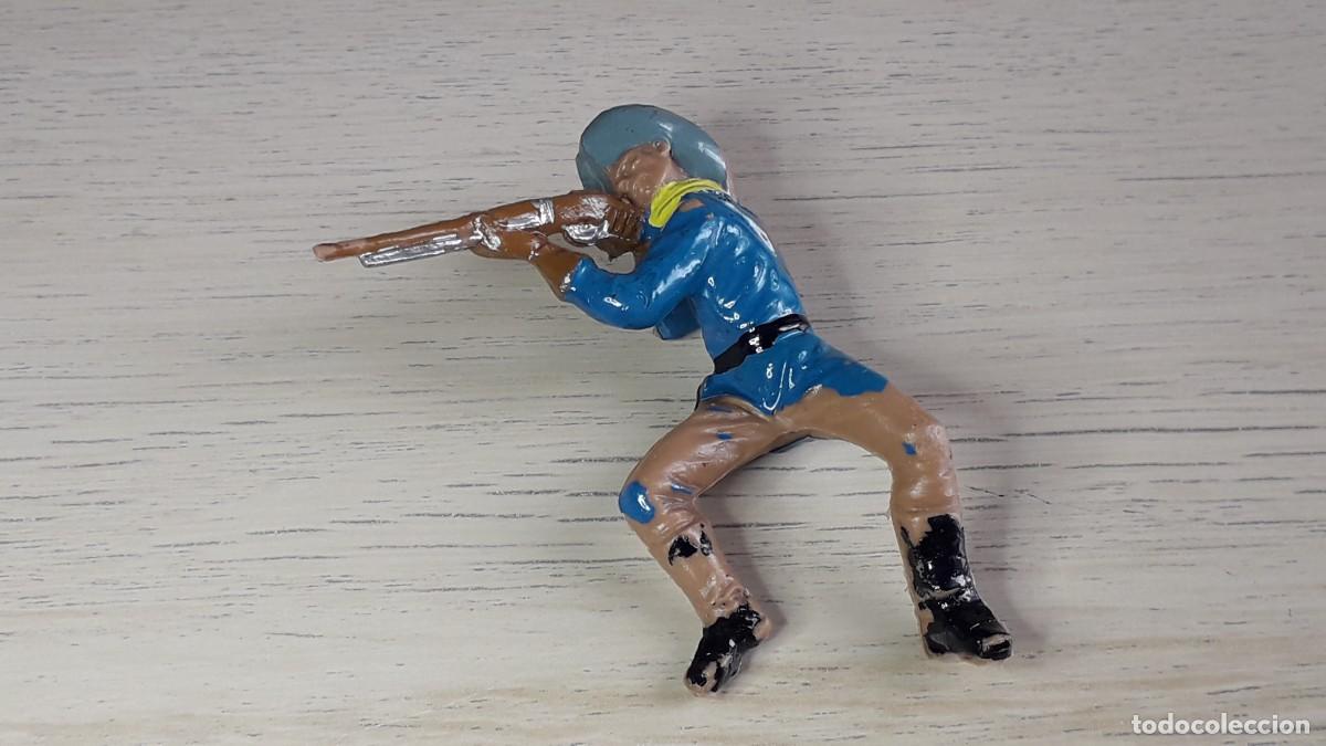 Figuras de goma y PVC: Federal Yankee 7&deg; de caballer&iacute;a, pl&aacute;stico, Reamsa made in Spain, original a&ntilde;os 60.