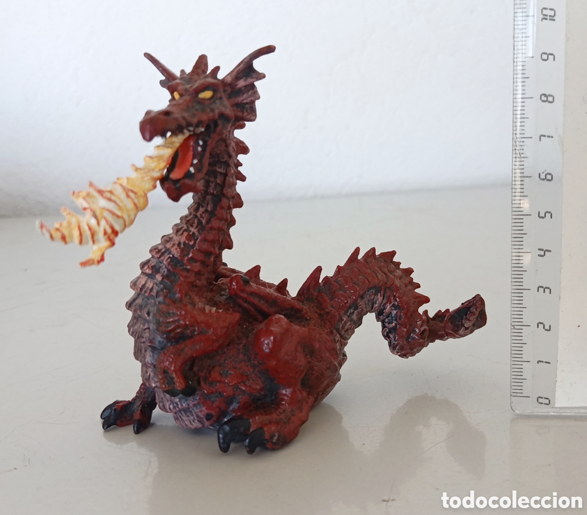 Figuras de goma y PVC: Drag&oacute;n figura acci&oacute;n pl&aacute;stico mu&ntilde;eco