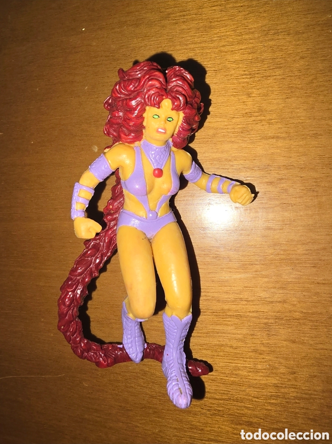 Rubber and PVC Figures: Figura pvc goma Medusa o Starfire Comics Spain mu&ntilde;eco colecci&oacute;n a&ntilde;os 80 90 superh&eacute;roes Titanes