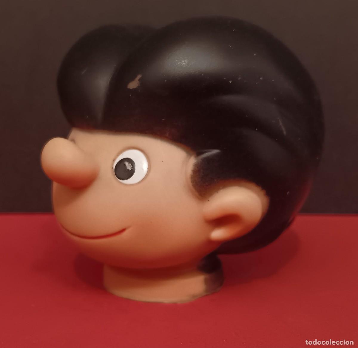 Figuras de goma y PVC: ANTIGUA CABEZA DE GOMA FIGURA DE MARIONETA SERIE ZIPI Y ZAPE ESCOBAR BRUGUERA FAMOSA