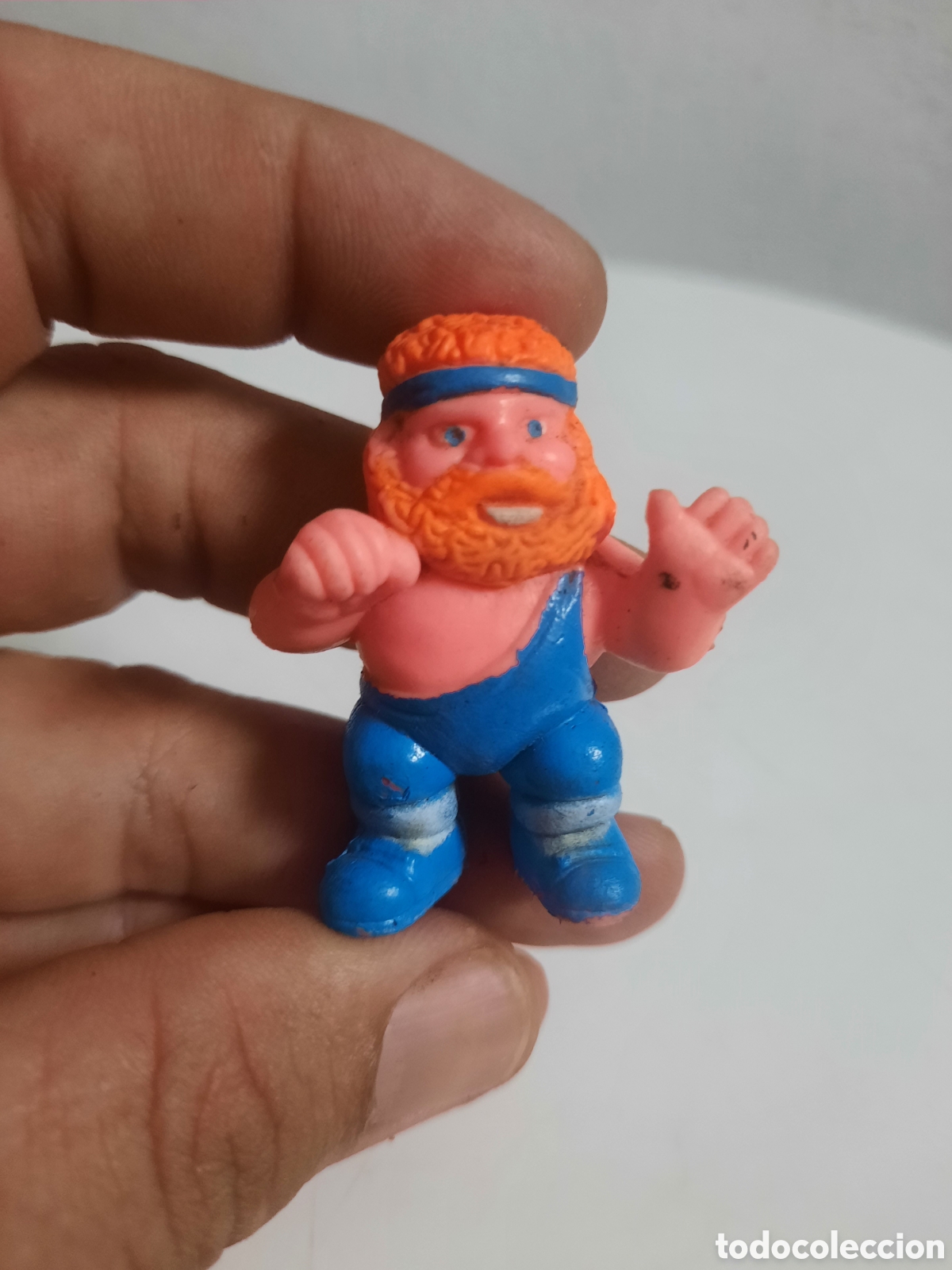 Figuras de goma y PVC: Luchador de la marca Soma del a&ntilde;o 1986.