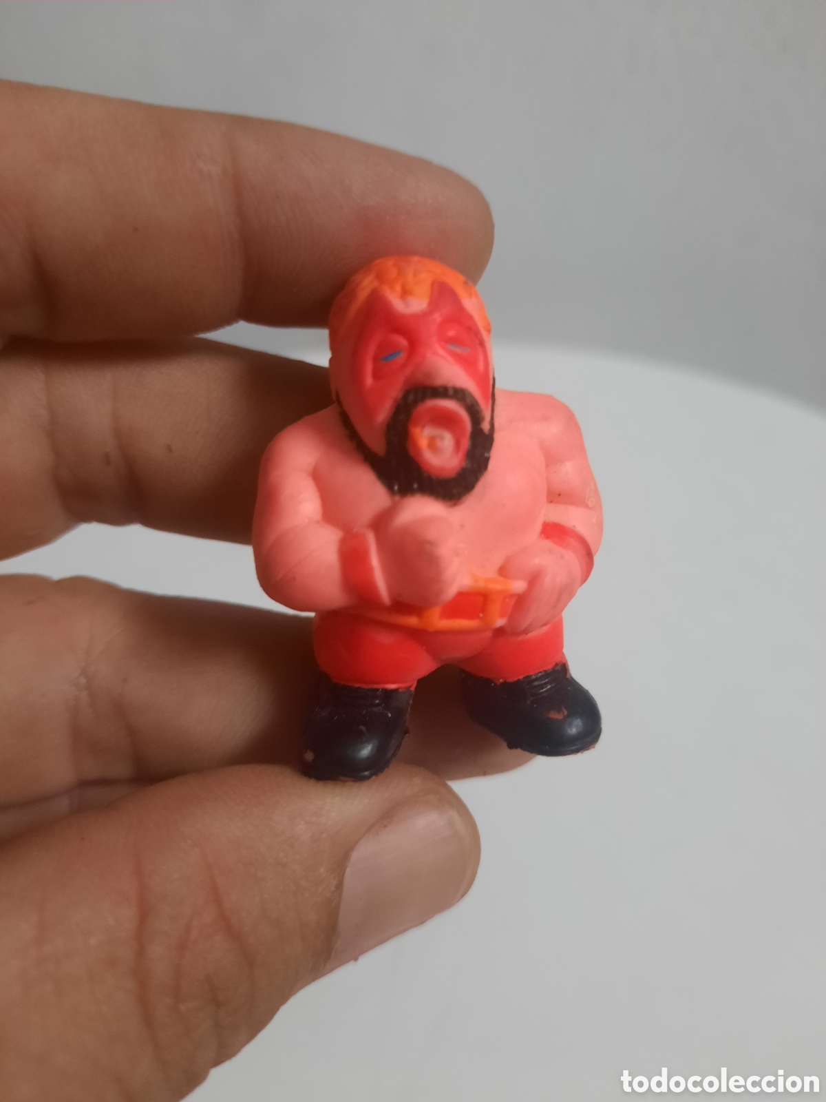 Figuras de goma y PVC: Luchador de la marca Soma del a&ntilde;o 1986.